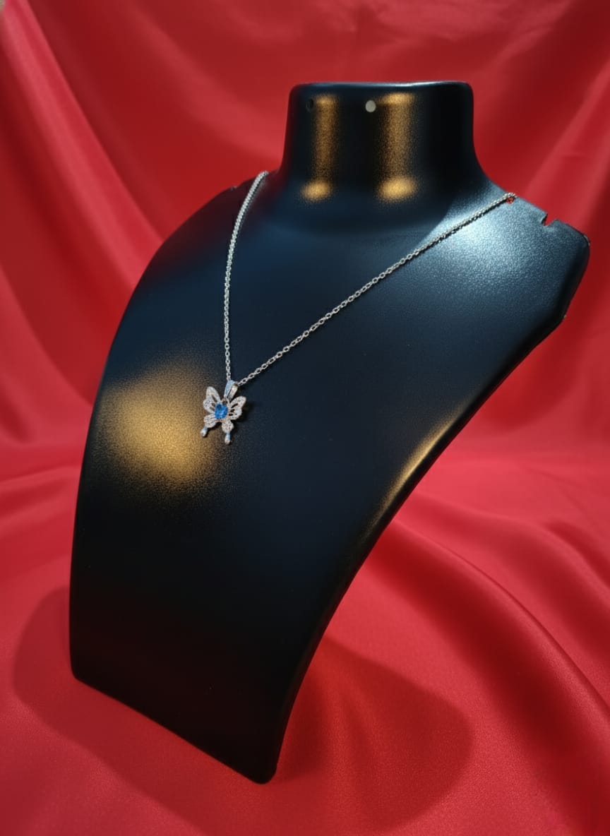 Blue Butterfly Neckless
