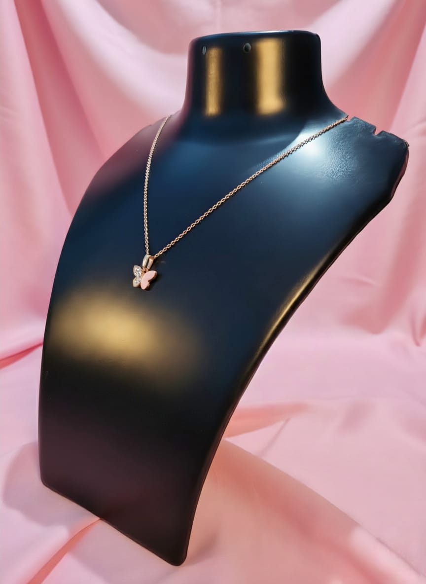 Pink Butterfly🦋 Neckless